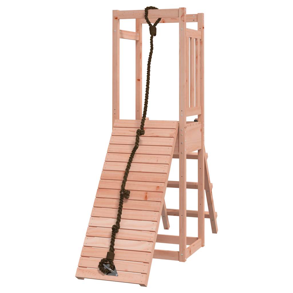 Spielturm aus imprägniertem Kiefernholz und massivem Douglasien- und Kiefernholz