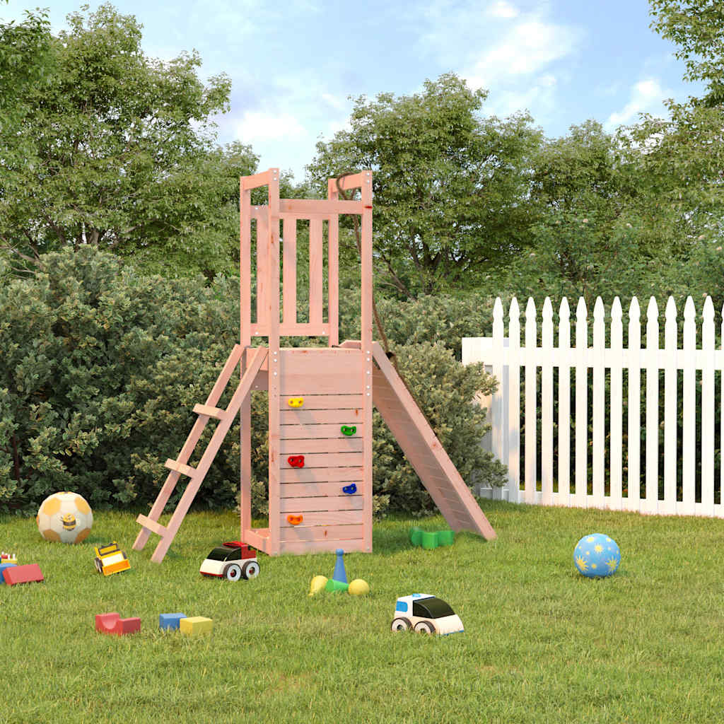 Spielturm aus imprägniertem Kiefernholz und massivem Douglasien- und Kiefernholz
