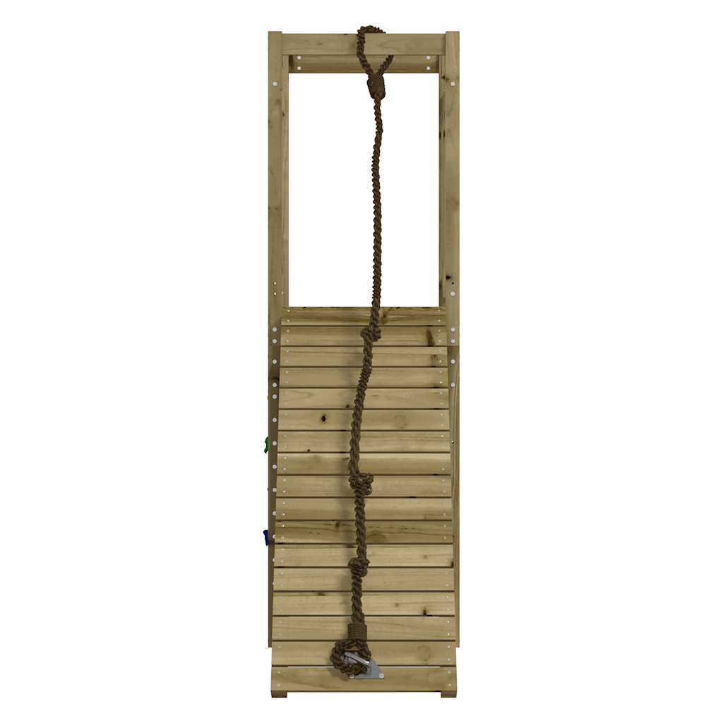 Spielturm aus imprägniertem Kiefernholz und massivem Douglasien- und Kiefernholz