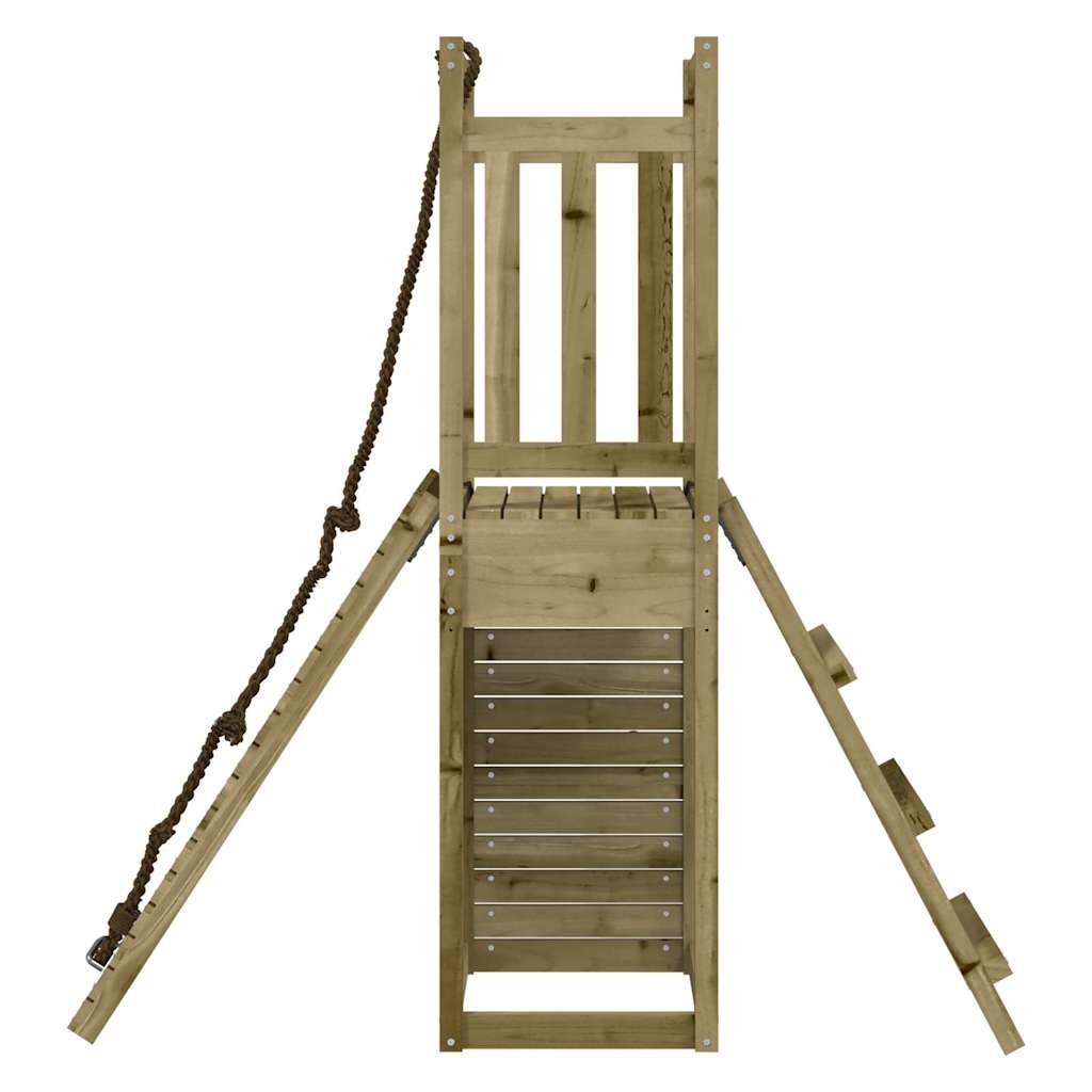 Spielturm aus imprägniertem Kiefernholz und massivem Douglasien- und Kiefernholz