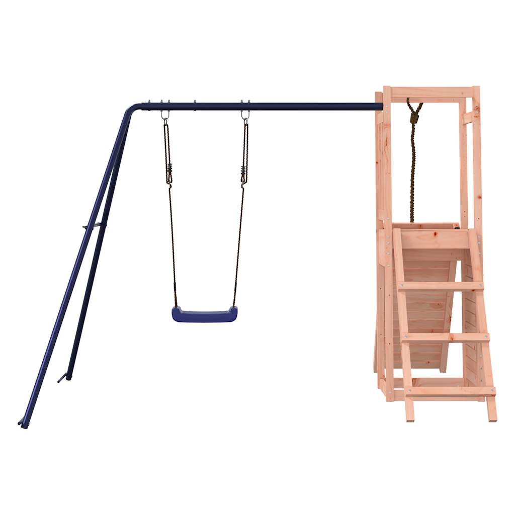 Spielturm aus imprägniertem Kiefernholz und massivem Douglasien- und Kiefernholz