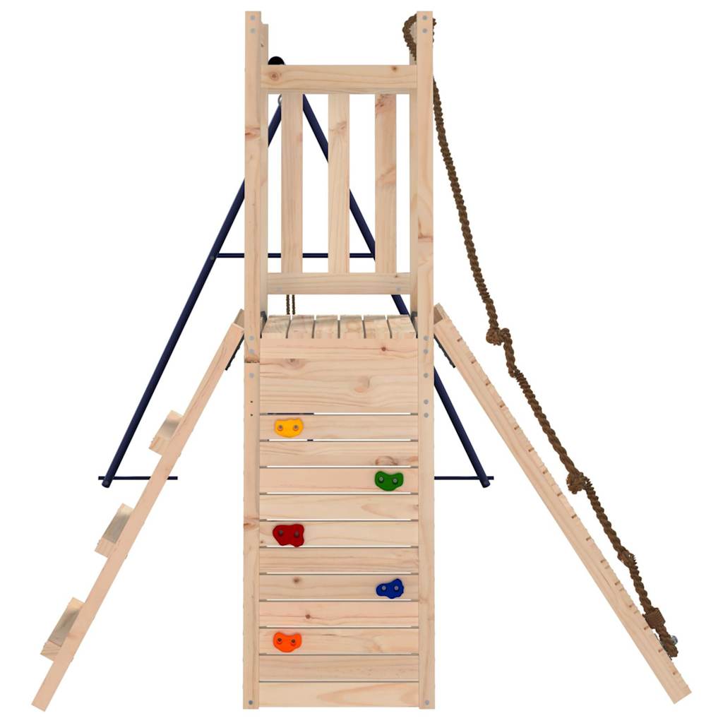 Spielturm aus imprägniertem Kiefernholz und massivem Douglasien- und Kiefernholz