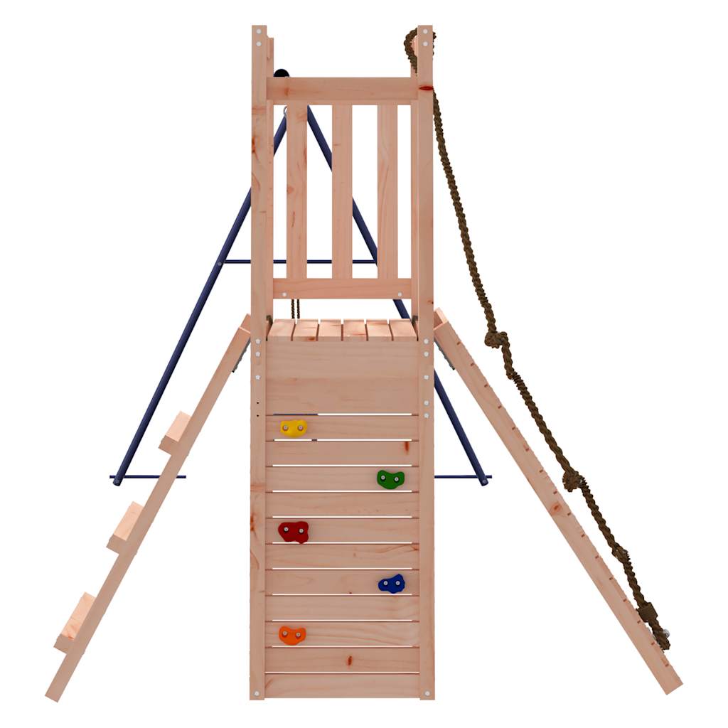 Spielturm aus imprägniertem Kiefernholz und massivem Douglasien- und Kiefernholz