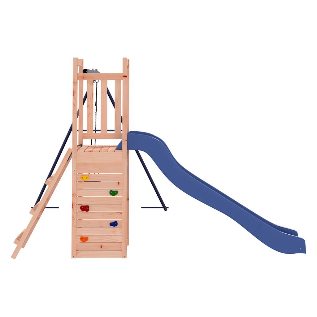 Spielturm aus imprägniertem Kiefernholz und massivem Douglasien- und Kiefernholz