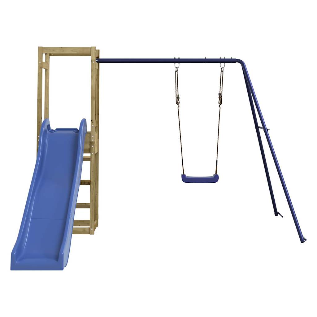 Spielturm aus imprägniertem Kiefernholz und massivem Douglasien- und Kiefernholz