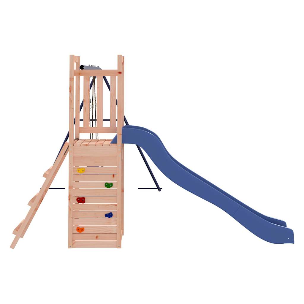 Spielturm aus imprägniertem Kiefernholz und massivem Douglasien- und Kiefernholz
