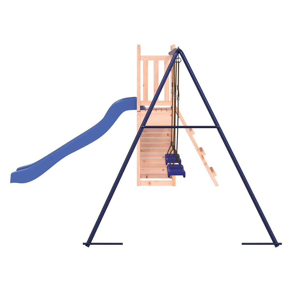 Spielturm aus imprägniertem Kiefernholz und massivem Douglasien- und Kiefernholz