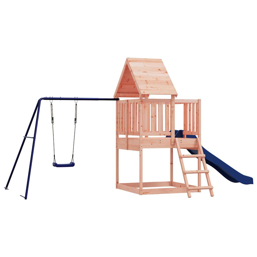 Spielturm aus imprägniertem Kiefernholz und massivem Douglasien- und Kiefernholz
