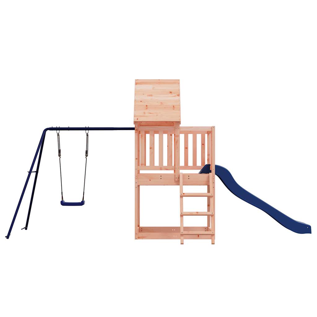 Spielturm aus imprägniertem Kiefernholz und massivem Douglasien- und Kiefernholz