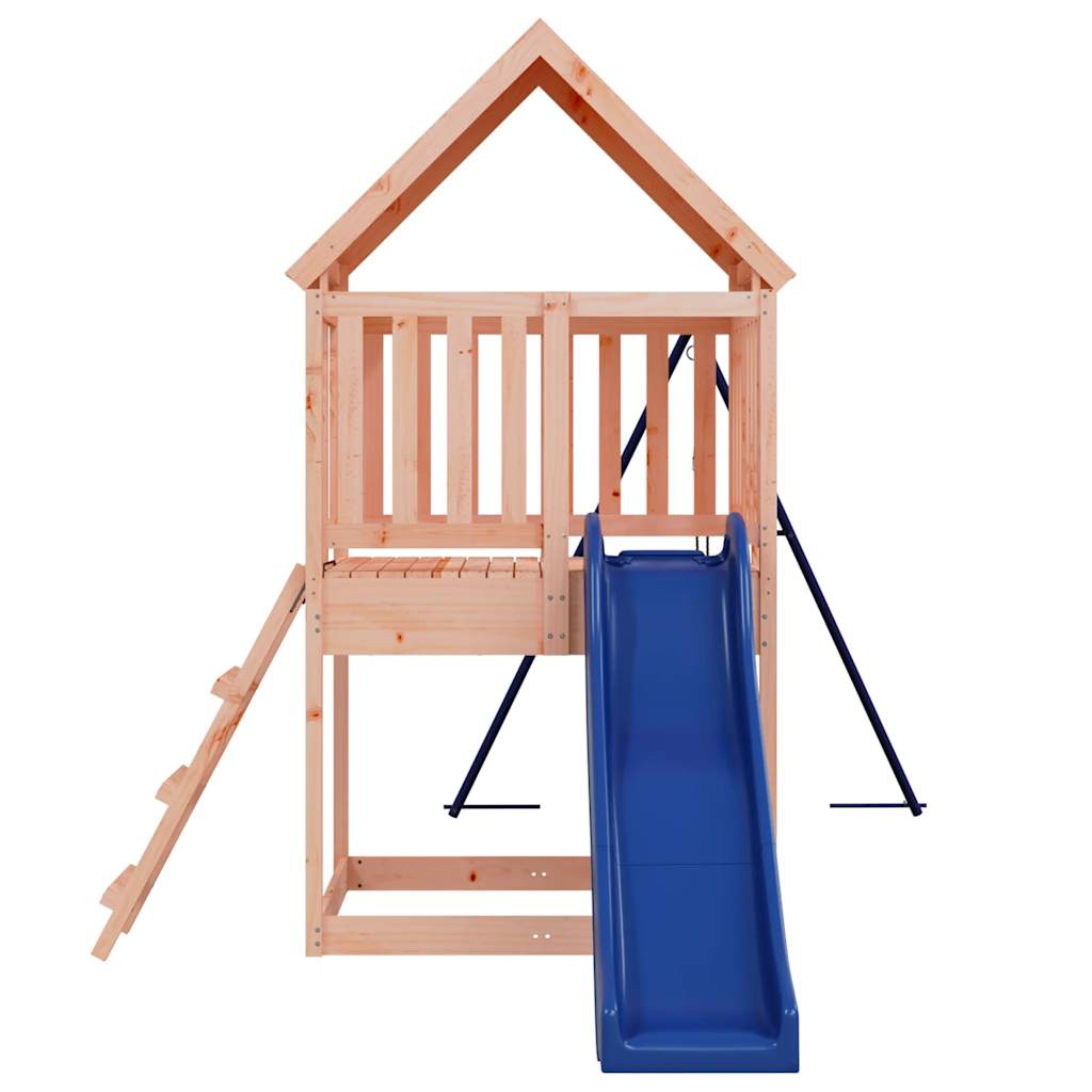 Spielturm aus imprägniertem Kiefernholz und massivem Douglasien- und Kiefernholz