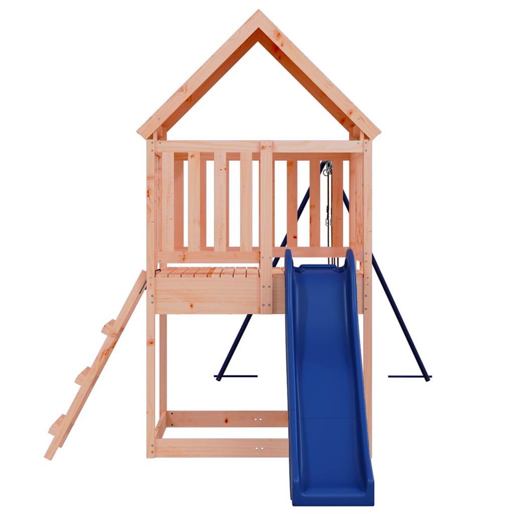 Spielturm aus imprägniertem Kiefernholz und massivem Douglasien- und Kiefernholz