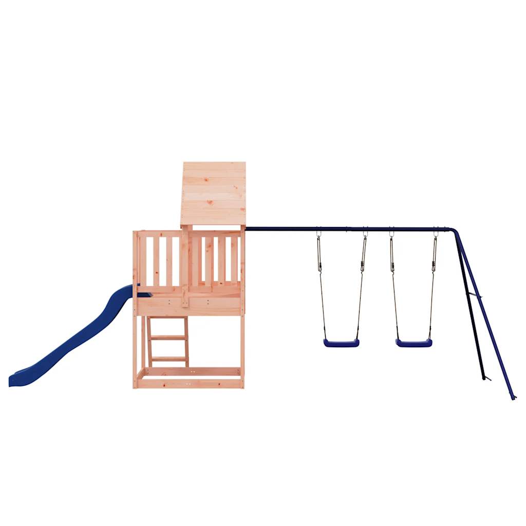 Spielturm aus imprägniertem Kiefernholz und massivem Douglasien- und Kiefernholz