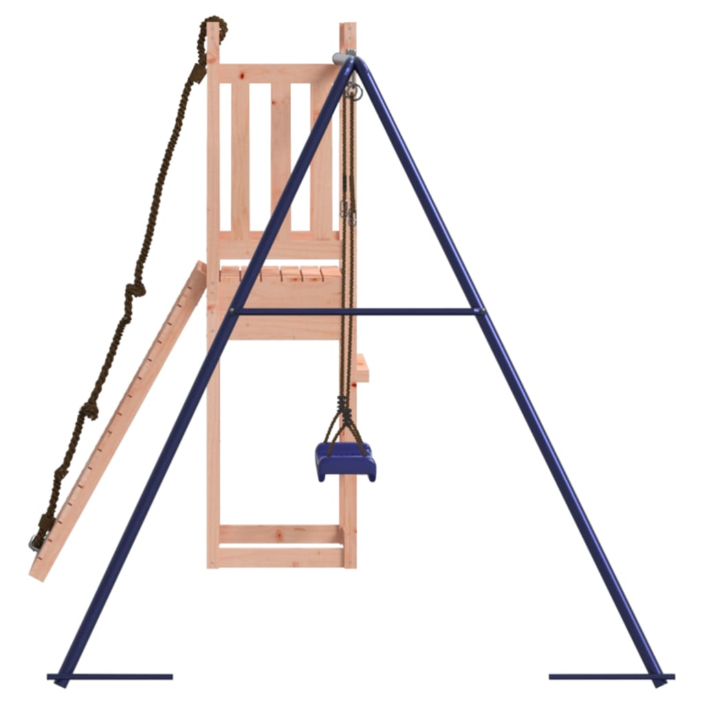Spielturm aus imprägniertem Kiefernholz und massivem Douglasien- und Kiefernholz