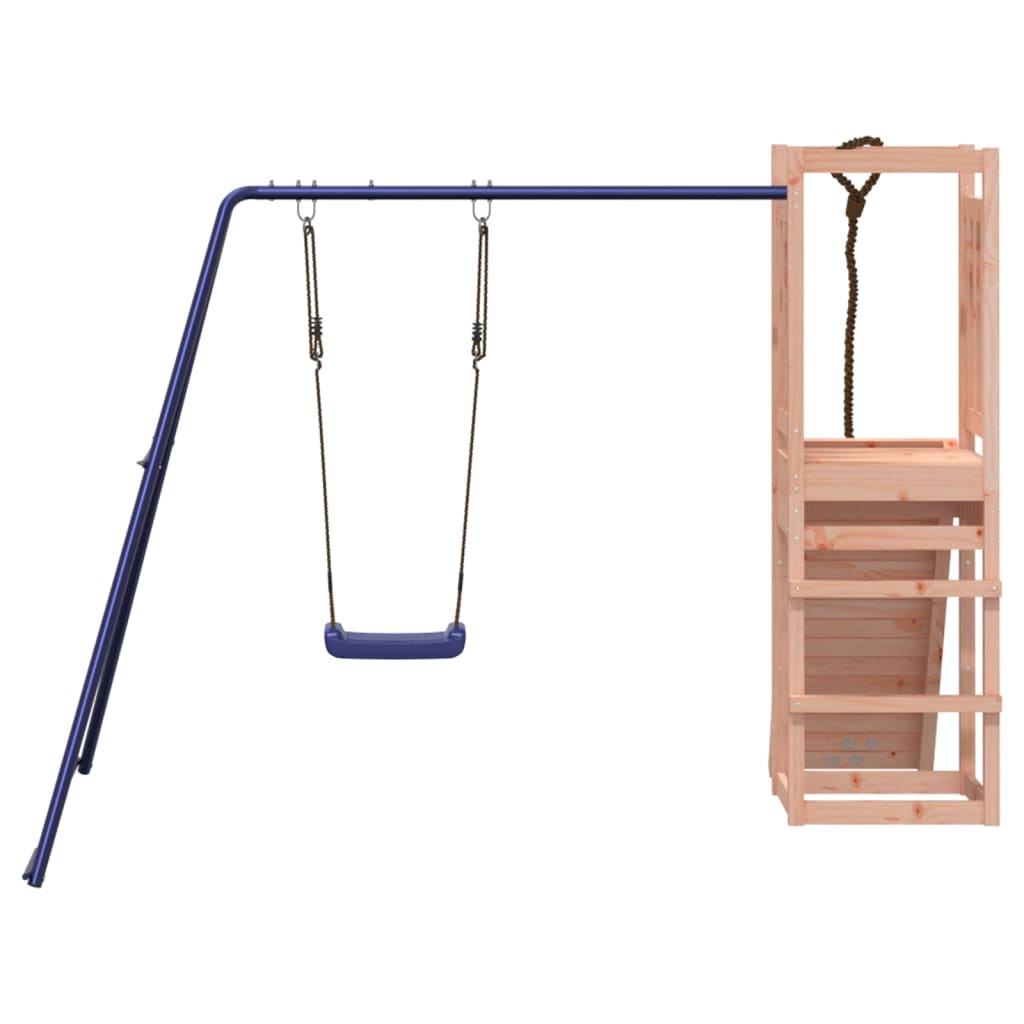 Spielturm aus imprägniertem Kiefernholz und massivem Douglasien- und Kiefernholz