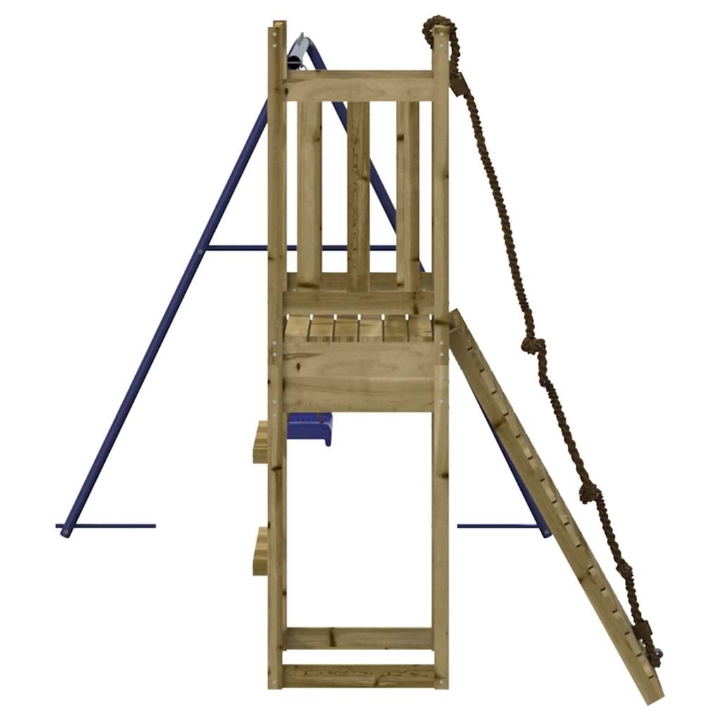 Spielturm aus imprägniertem Kiefernholz und massivem Douglasien- und Kiefernholz