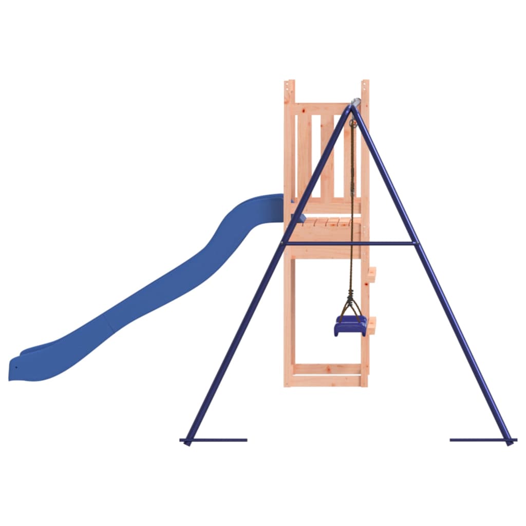 Spielturm aus imprägniertem Kiefernholz und massivem Douglasien- und Kiefernholz