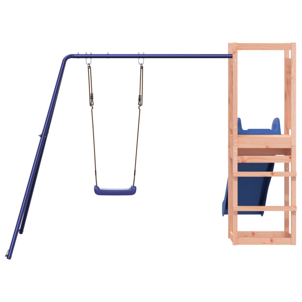 Spielturm aus imprägniertem Kiefernholz und massivem Douglasien- und Kiefernholz