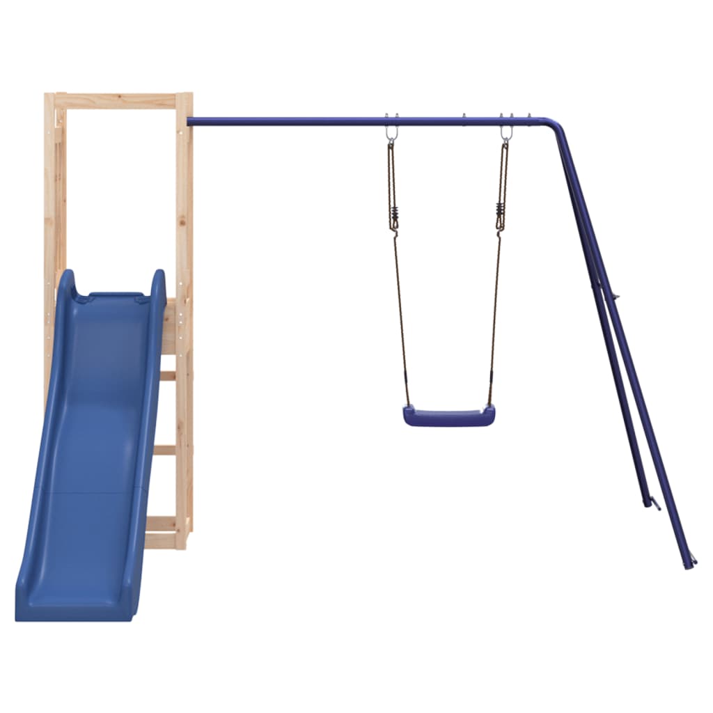 Spielturm aus imprägniertem Kiefernholz und massivem Douglasien- und Kiefernholz