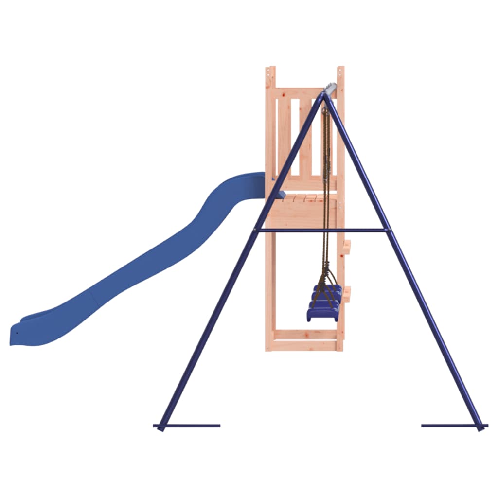 Spielturm aus imprägniertem Kiefernholz und massivem Douglasien- und Kiefernholz