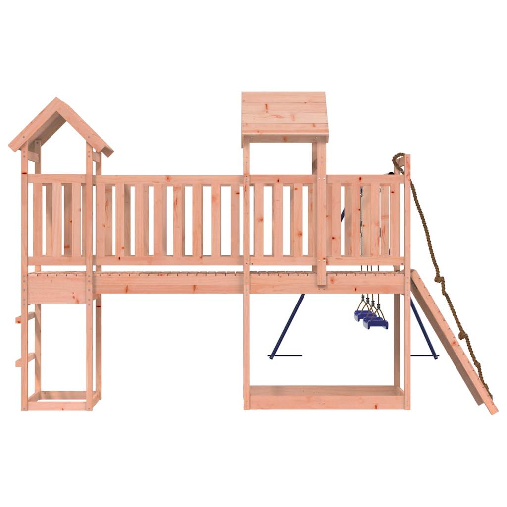 Spielturm aus imprägniertem Kiefernholz und massivem Douglasien- und Kiefernholz