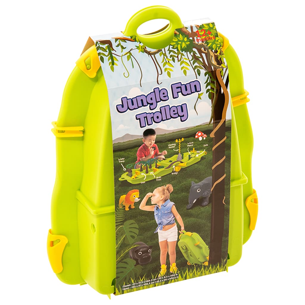 Wasserspiel-Koffer Jungle 51x21,5x66,5 cm Polypropylen - Yekta