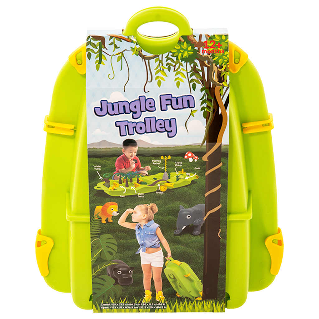 Wasserspiel-Koffer Jungle 51x21,5x66,5 cm Polypropylen - Yekta