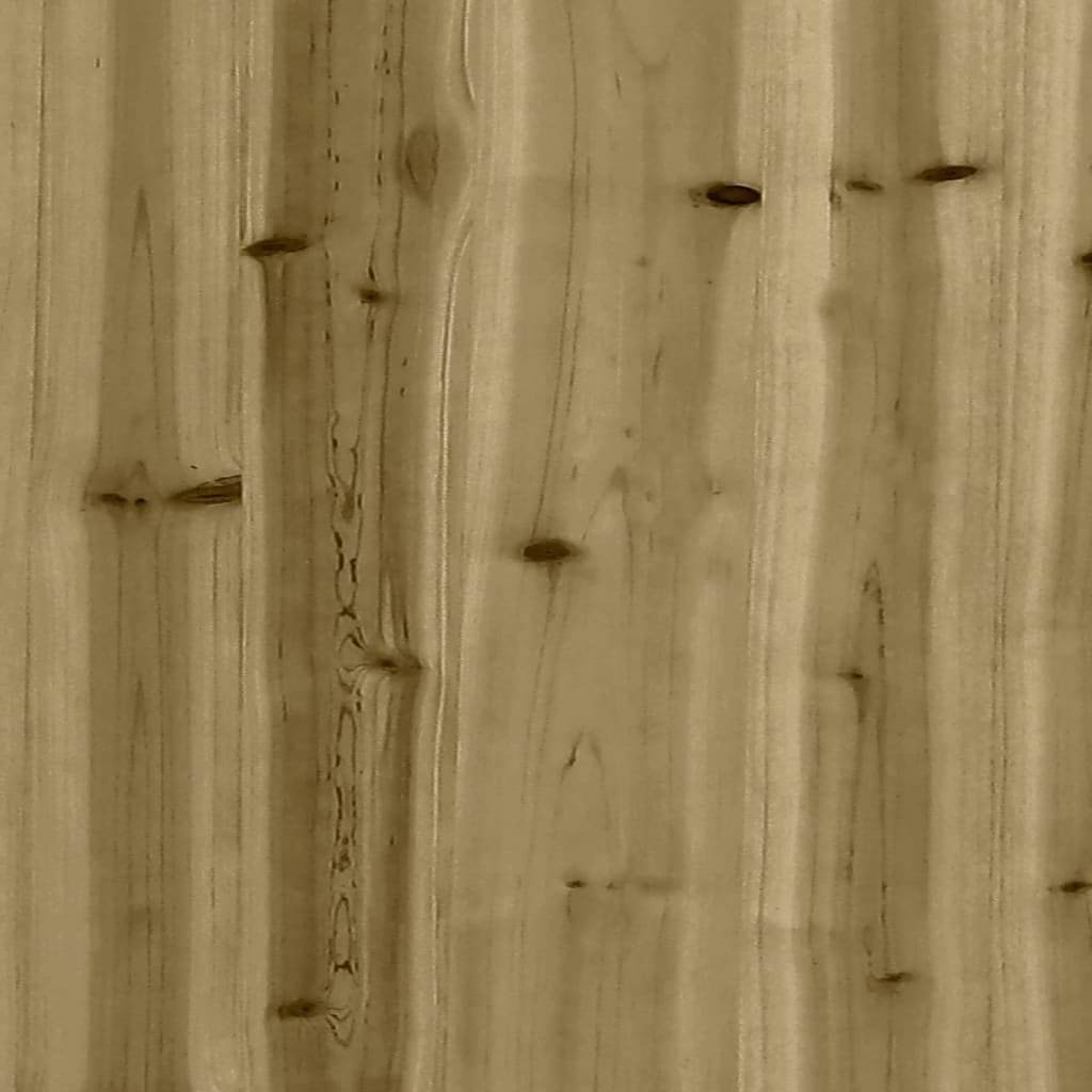 Spielturm mit Kletterwand aus imprägniertem Kiefernholz und Massivholz Douglasie