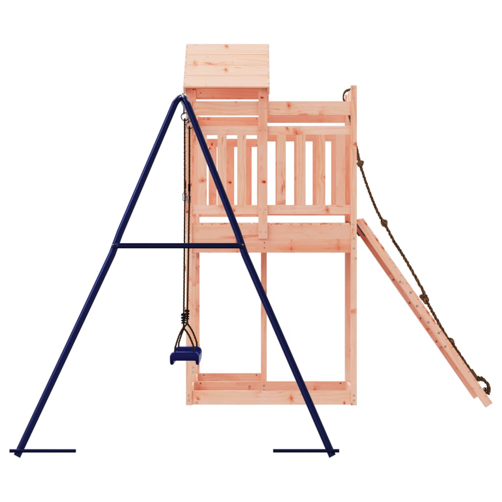 Spielturm aus imprägniertem Kiefernholz und massivem Douglasien- und Kiefernholz
