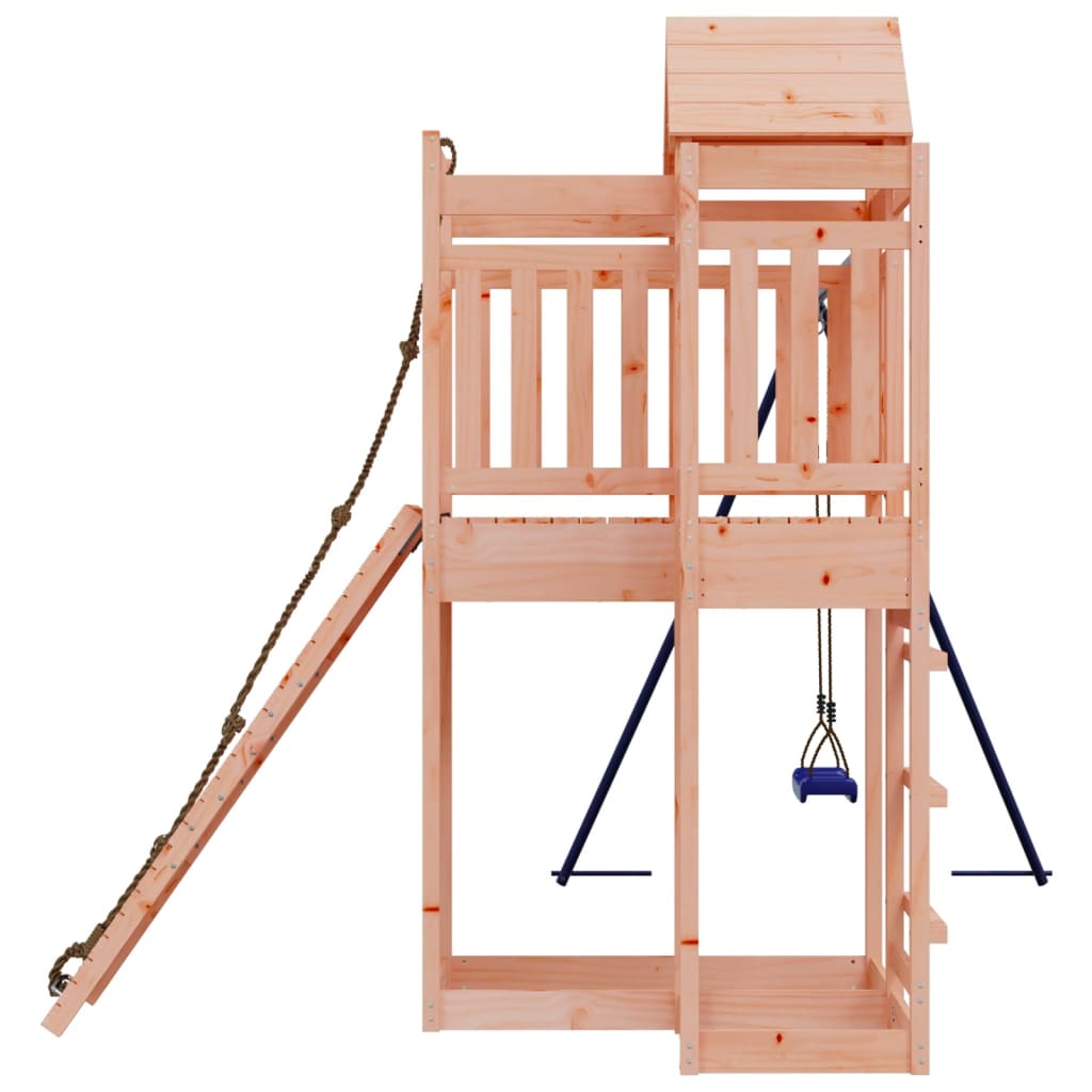 Spielturm aus imprägniertem Kiefernholz und massivem Douglasien- und Kiefernholz