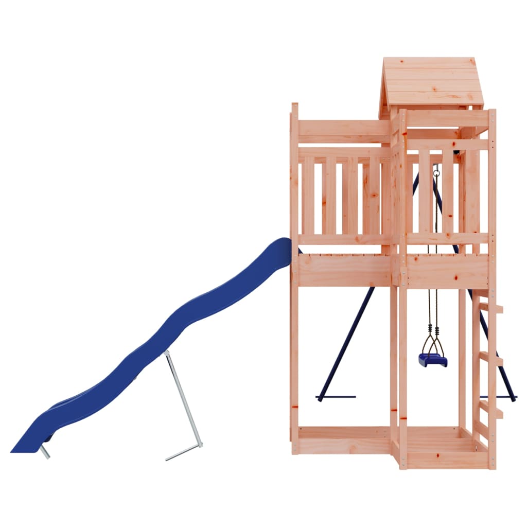 Spielturm aus imprägniertem Kiefernholz und massivem Douglasien- und Kiefernholz