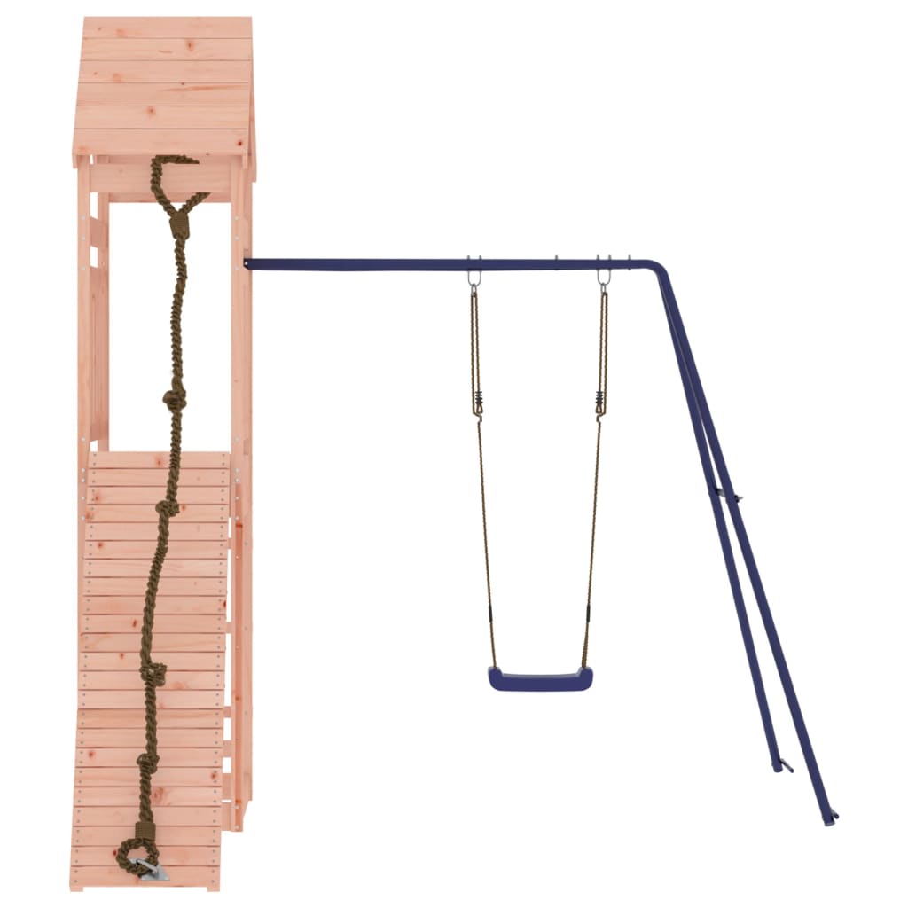 Spielturm aus imprägniertem Kiefernholz und massivem Douglasien- und Kiefernholz