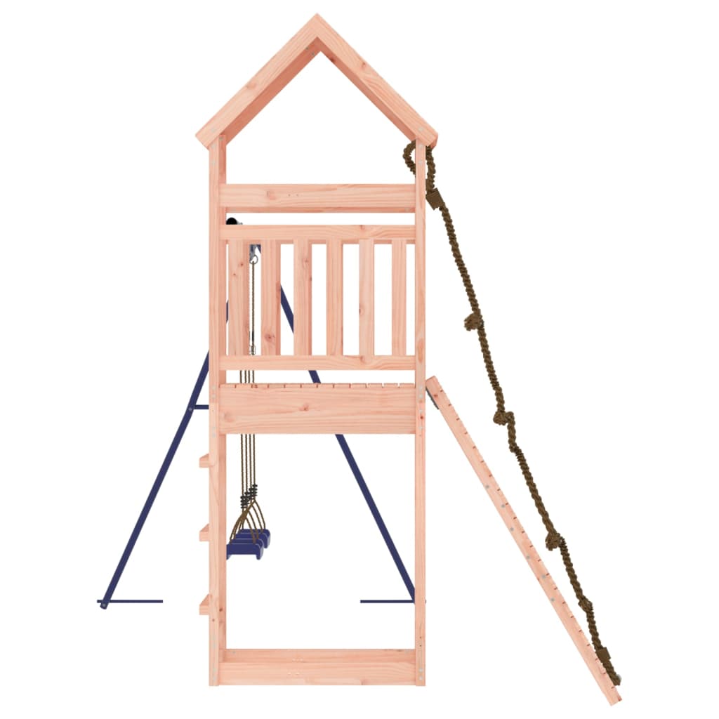 Spielturm aus imprägniertem Kiefernholz und massivem Douglasien- und Kiefernholz