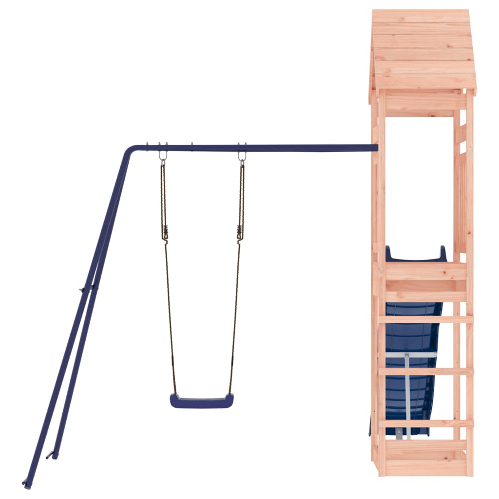 Spielturm aus imprägniertem Kiefernholz und massivem Douglasien- und Kiefernholz