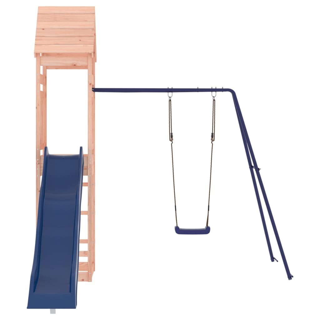 Spielturm aus imprägniertem Kiefernholz und massivem Douglasien- und Kiefernholz