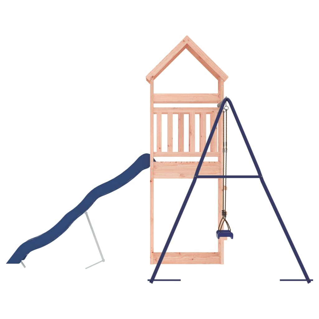 Spielturm aus imprägniertem Kiefernholz und massivem Douglasien- und Kiefernholz