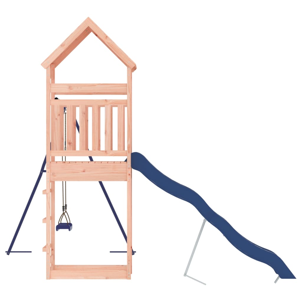 Spielturm aus imprägniertem Kiefernholz und massivem Douglasien- und Kiefernholz