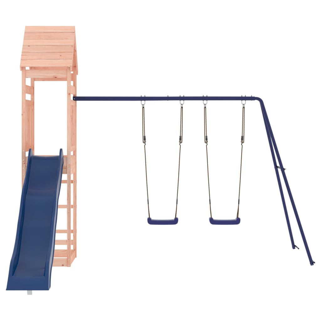 Spielturm aus imprägniertem Kiefernholz und massivem Douglasien- und Kiefernholz