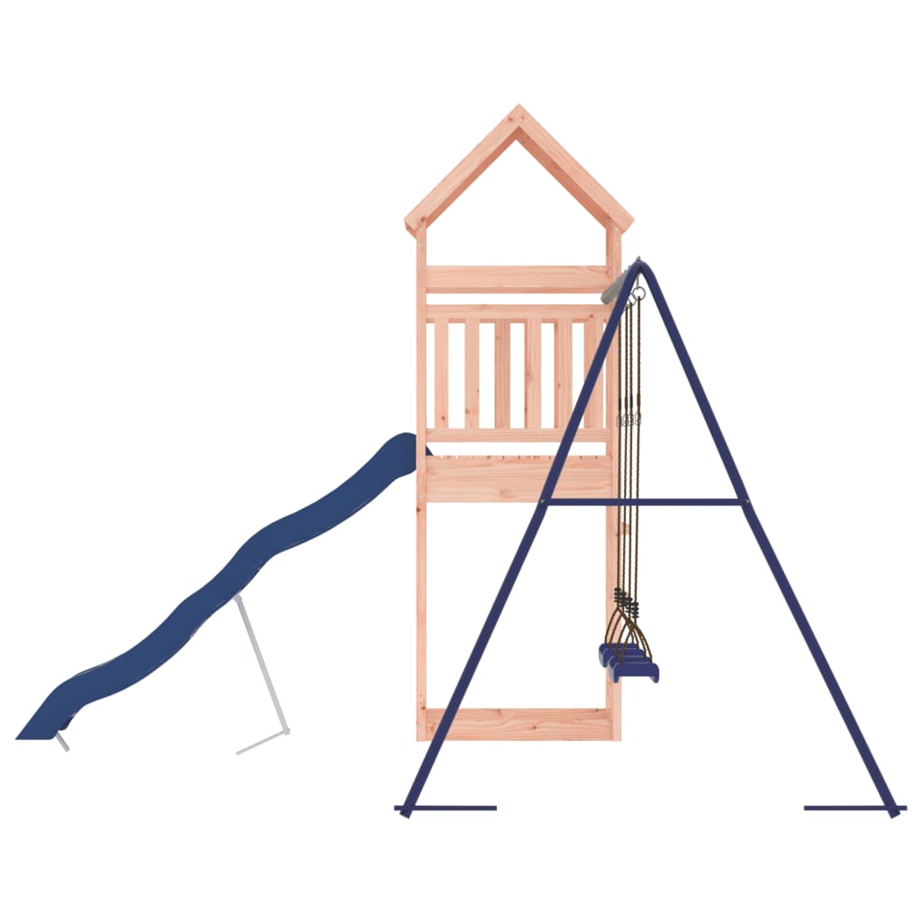 Spielturm aus imprägniertem Kiefernholz und massivem Douglasien- und Kiefernholz