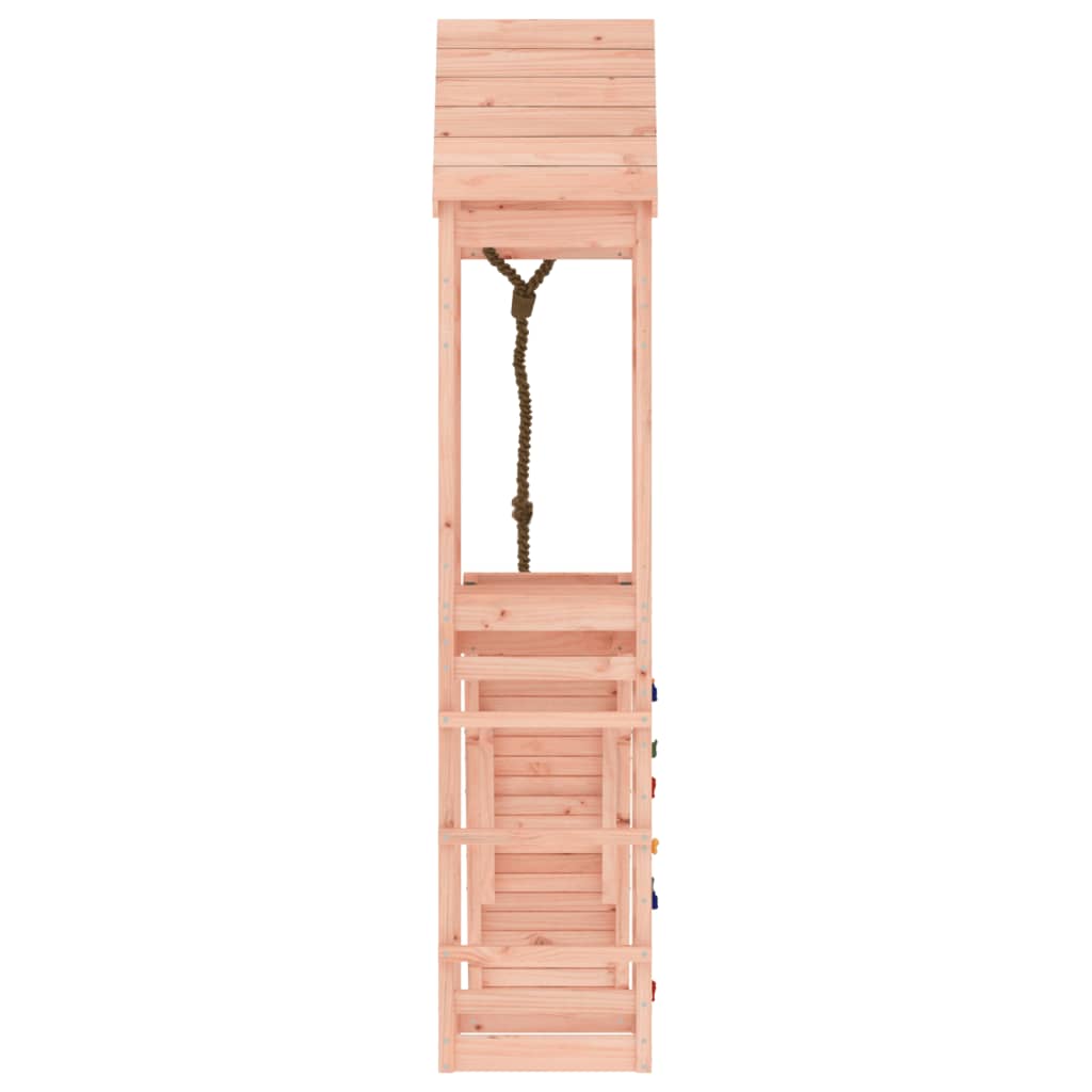 Spielturm mit Kletterwand aus imprägniertem Kiefernholz und Massivholz Douglasie/Kiefer
