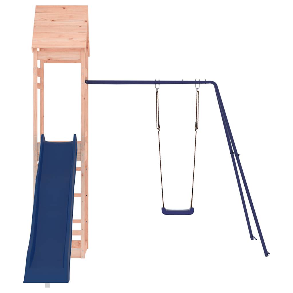 Spielturm aus imprägniertem Kiefernholz und massivem Douglasien- und Kiefernholz