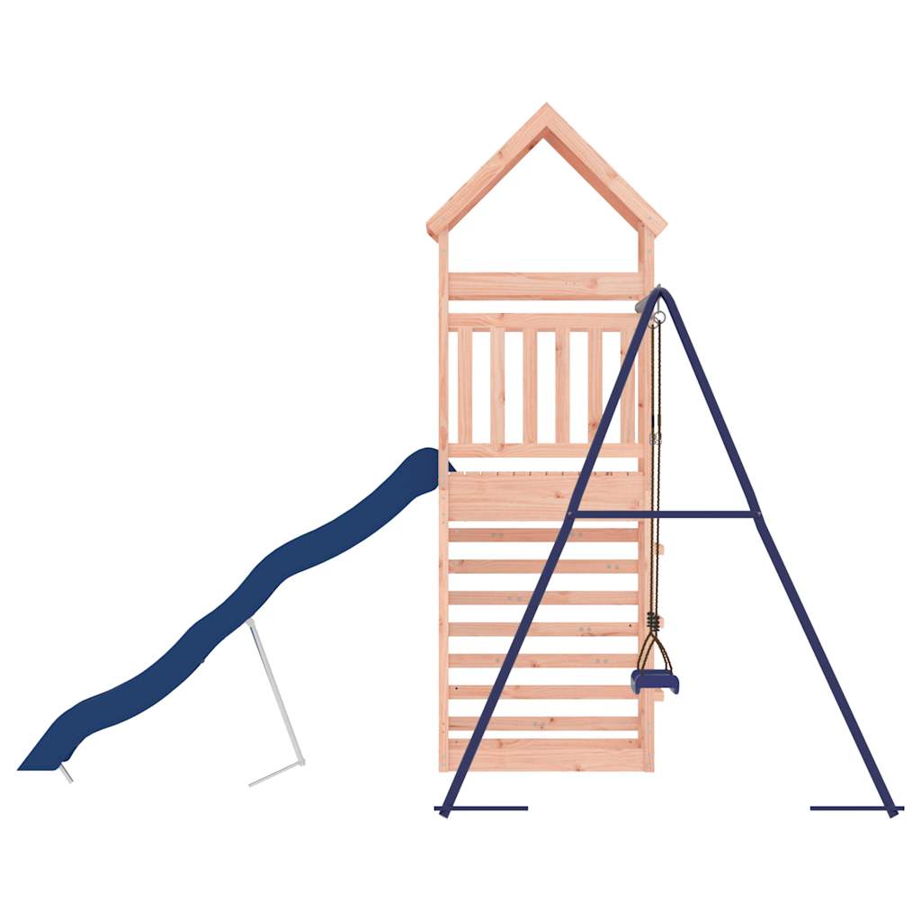 Spielturm aus imprägniertem Kiefernholz und massivem Douglasien- und Kiefernholz