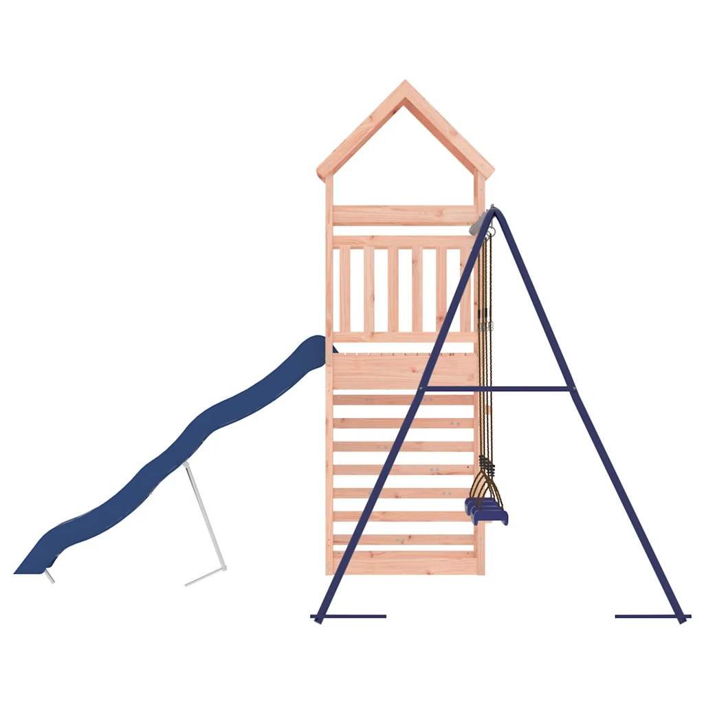 Spielturm aus imprägniertem Kiefernholz und massivem Douglasien- und Kiefernholz