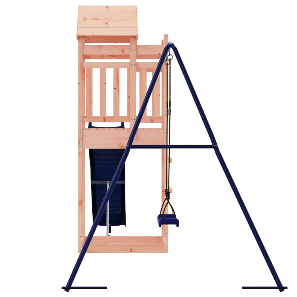 Spielturm aus imprägniertem Kiefernholz und massivem Douglasien- und Kiefernholz