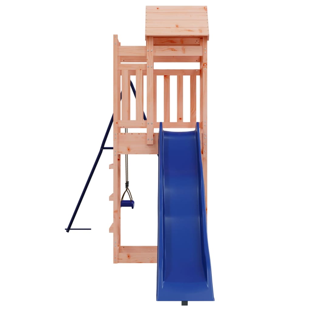 Spielturm aus imprägniertem Kiefernholz und massivem Douglasien- und Kiefernholz