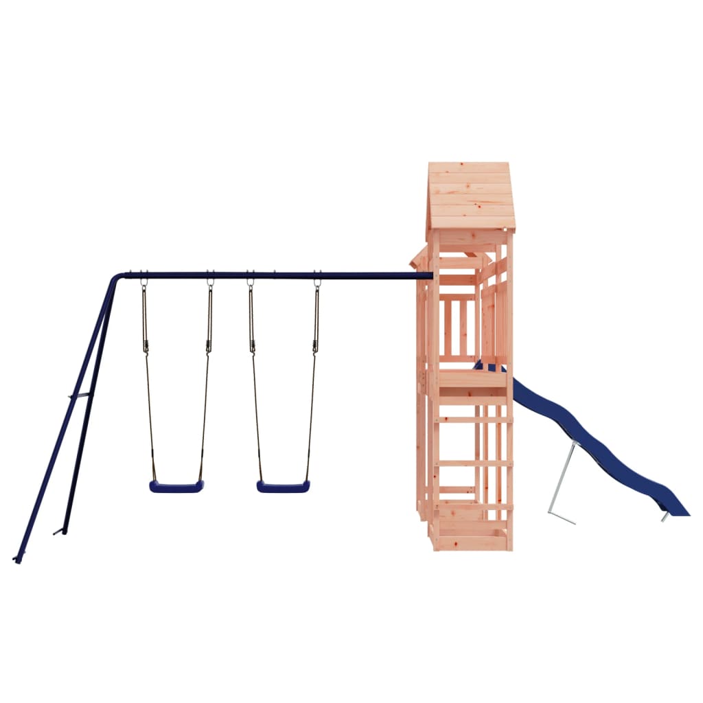 Spielturm aus imprägniertem Kiefernholz und massivem Douglasien- und Kiefernholz