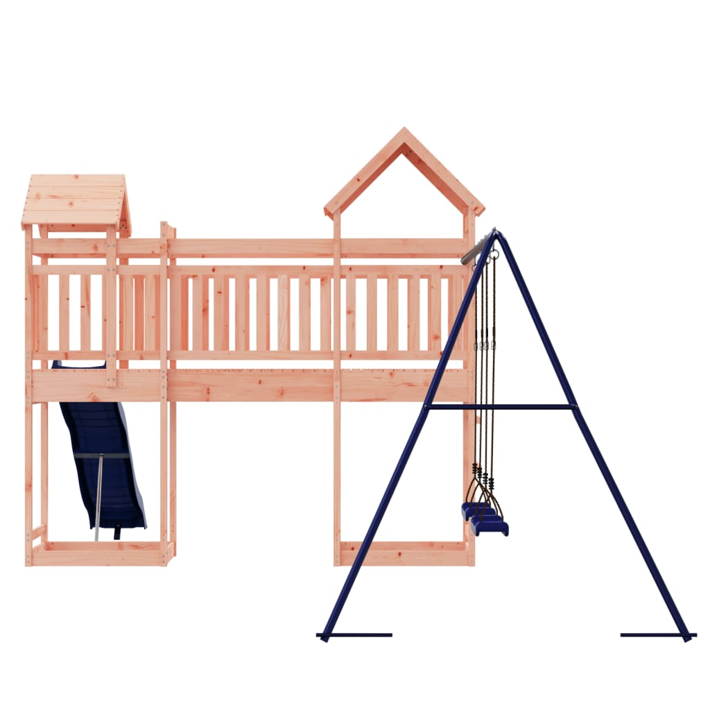 Spielturm aus imprägniertem Kiefernholz und massivem Douglasien- und Kiefernholz