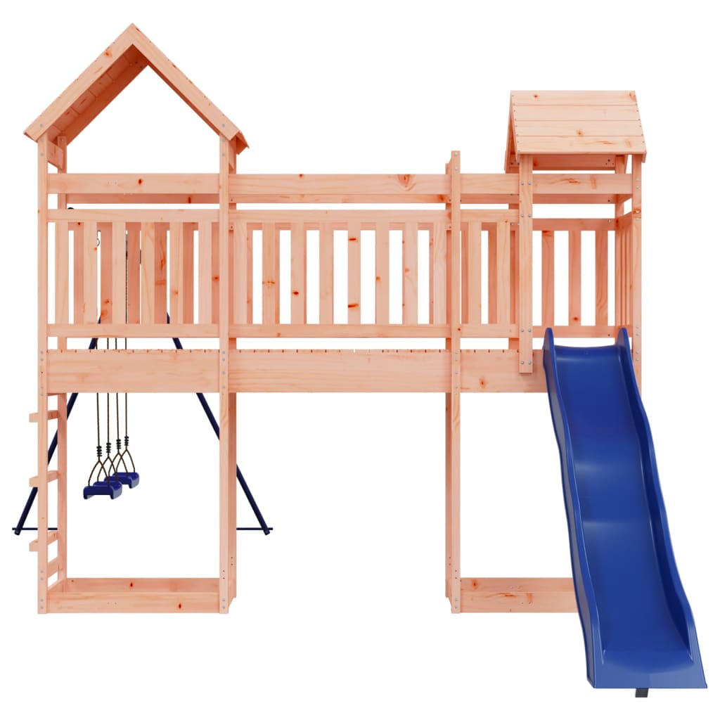 Spielturm aus imprägniertem Kiefernholz und massivem Douglasien- und Kiefernholz