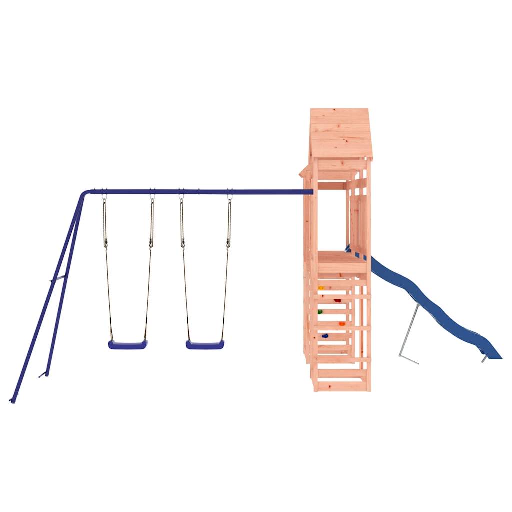 Spielturm aus imprägniertem Kiefernholz und massivem Douglasien- und Kiefernholz