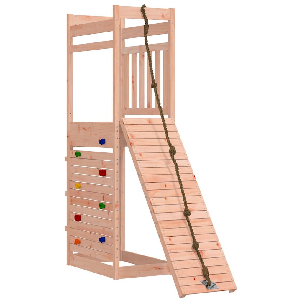 Spielturm aus imprägniertem Kiefernholz und massivem Douglasien- und Kiefernholz