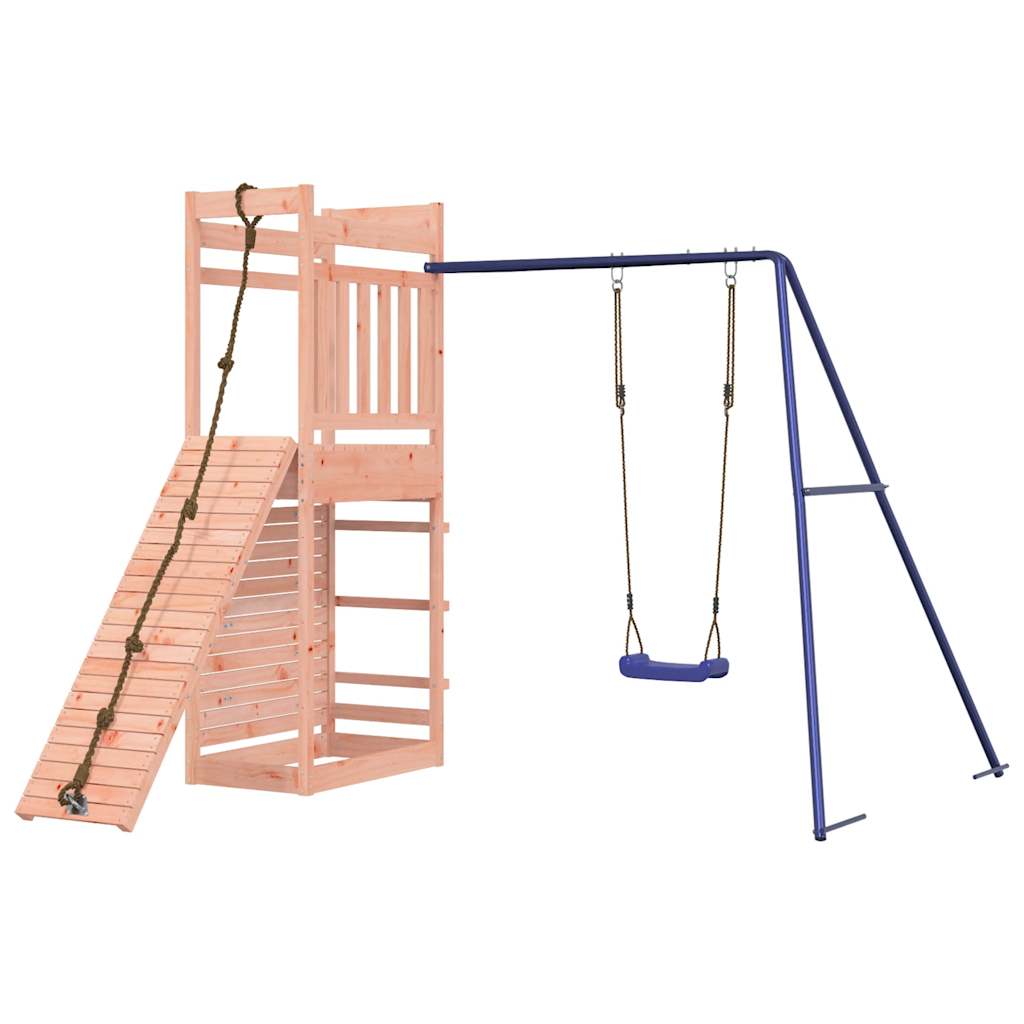 Spielturm aus imprägniertem Kiefernholz und massivem Douglasien- und Kiefernholz